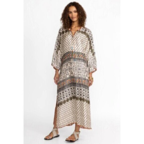 NWT Johnny Was Corey Twill Silk Dress - Picture 1 of 12